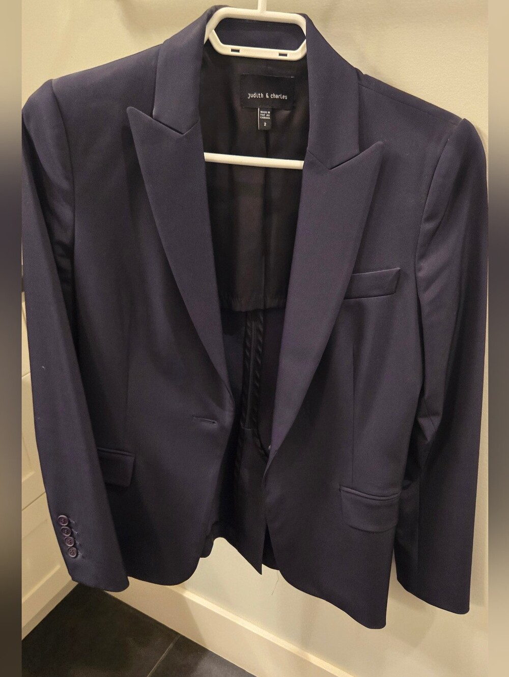 Judith and Charles Navy Women's Blazer